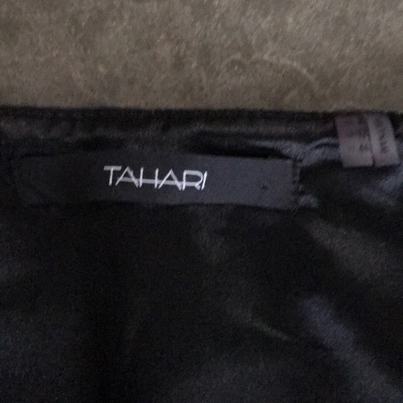 Navy and Black Color Block Tahari Skirt - Picture 2 of 3